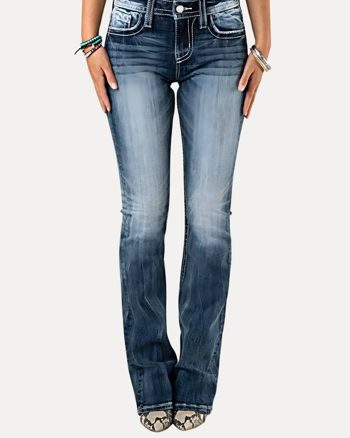 AVASI - Straight Leg-Jeans