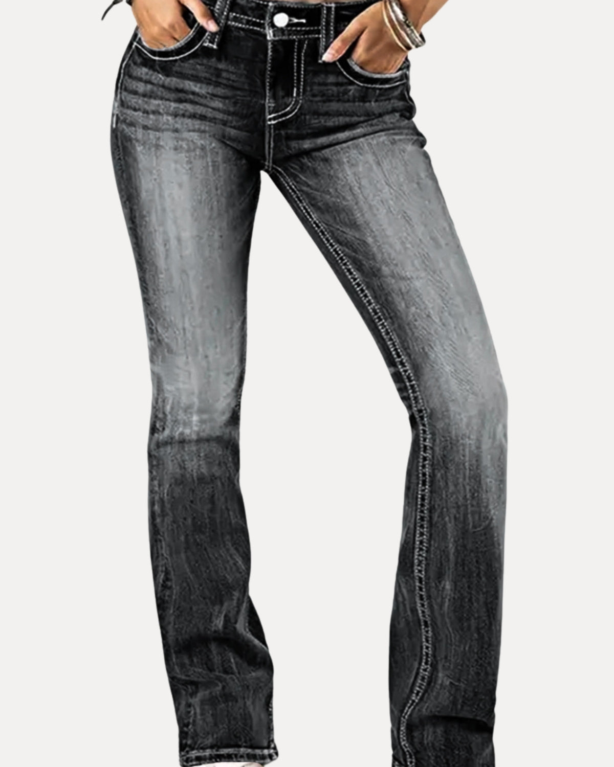 AVASI - Straight Leg-Jeans